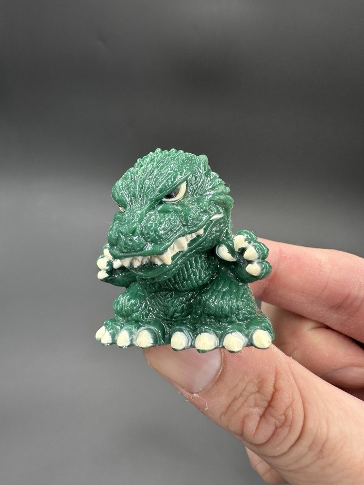 SD Godzilla Finger Puppet Chibi Marukoshi Yutaka Sofubi