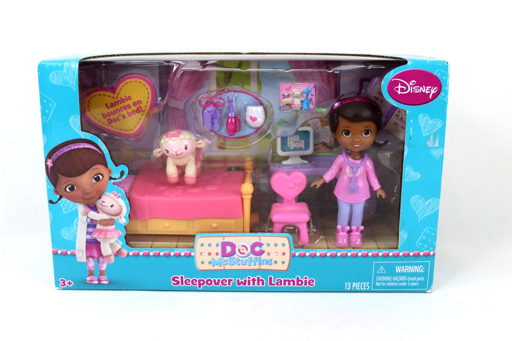 Disney Doc McStuffins Sleepover with Lambie Playset 2014 Just Play * New Sealed