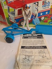 Original Evel Knievel Scramble Van Ideal Toy Corp. 1973 Box & Instructions