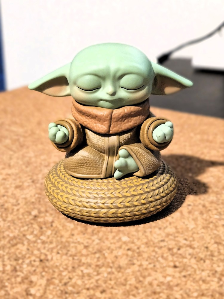 POP MART Star Wars Grogu Tiny But Mighty Series FORCE MEDITATION Figure OPEN BOX