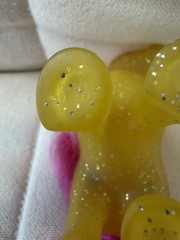 Vintage My Little Pony- Baby Sparkle Gusty- 1984 G1- Hot Air Balloon- Yellow