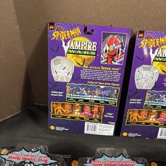 COMPLETE SET VAMPIRE WARS ACTION FIGURE LOT SPIDER-MAN BLADE MORBIUS NEW TOY BIZ