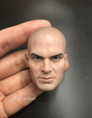 1/6 scale Male Bald Head Sculpt for 12” Action Figure