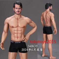 LDDOLL 34Boy 1:6 Muscular Seamless Male Action Figure Body Model NO Head Toys