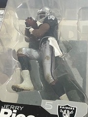 McFarlane Jerry Rice NFL Series 5 Oakland Raiders Action Figure Black Jersey