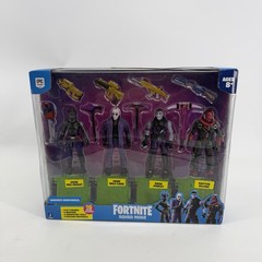 Fortnite Squad Mode Action Figures Dark Red Knight Wild Card Jonesy Raptor Glow