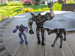 Lot Of 3 Jakks Pacific Real Steel Action Figures NOISY BOY ZEUS! SEE PICS! RARE!
