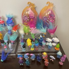 Dreamworks Trolls Movie Toys Figures Lot