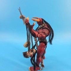 Chaos Comics Lucifer-Dark Alliance Action Figure Red Demon with Skull Staff