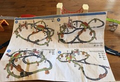 THOMAS & FRIENDS Train Track Set HHN26 6 In 1 With A Rare Percy Train