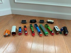 Lot of 15 Thomas & Friends Die Cast Metal + Plastic Thomas Diesel Gordon + More