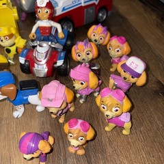 Paw Patrol Lot Figures Vehicles Al Marshal Ryder Skye Everest Zuma