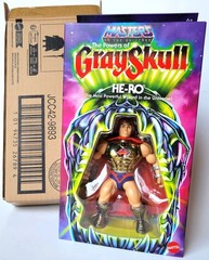 Masters of the Universe Origins He-Ro Gray Mattel Creations powers of grayskull