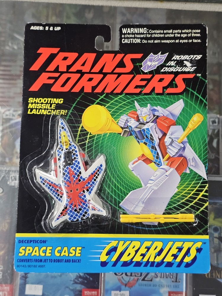Transformers Original 1993 G2 Cyberjets Space Case MOSC Vintage Jet Figure NEW