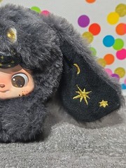 Jotoys Q.kid Emotional Hairy Monsters Plush Blind Box Figure Courage