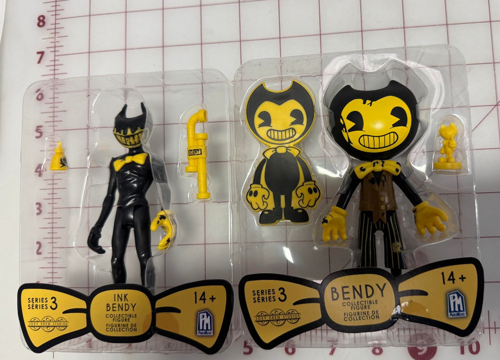 The Ink Machine Dark Revival Series 3 Ink Bendy & Bendy in Suit New in Plastic