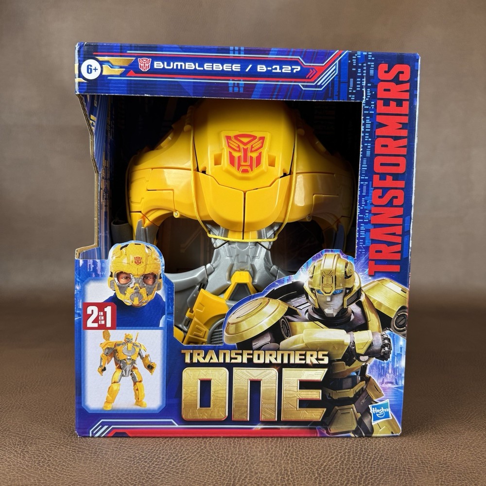 Transformers One Bumblebee / B-127 Action Figure Mask 2 in 1 – 9.8″ Tall