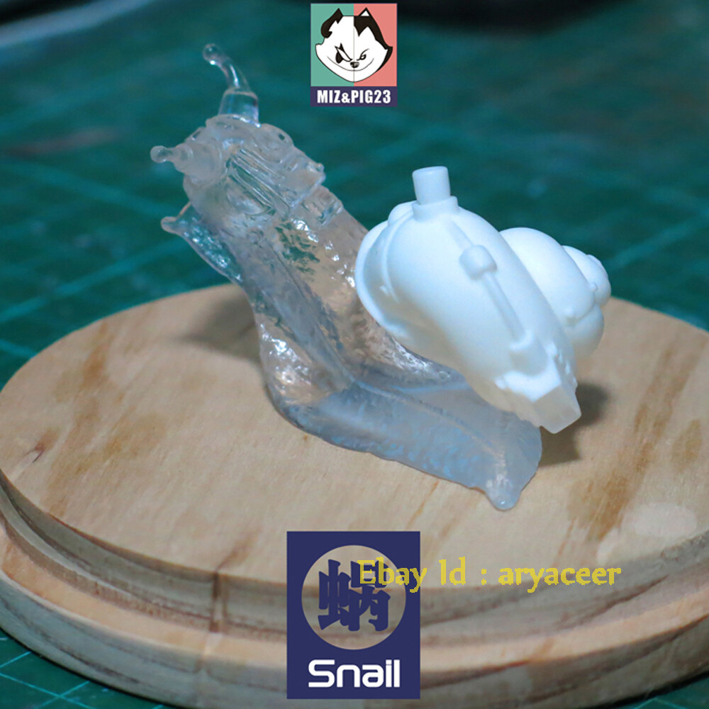 MIZ&PIG23 STUDIO Mechanical Snail Unpainted Model Without Platform In Stock