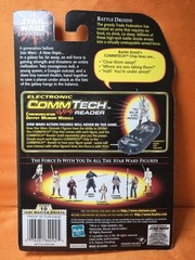 Hasbro NIP BATTLE DROID action figure toy Star Wars Episode 1 w/ COMMTECH CHIP