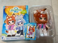 Authentic Molly Zootopia 2 Series Blind Box Figures Toy 1/12 Action Doll