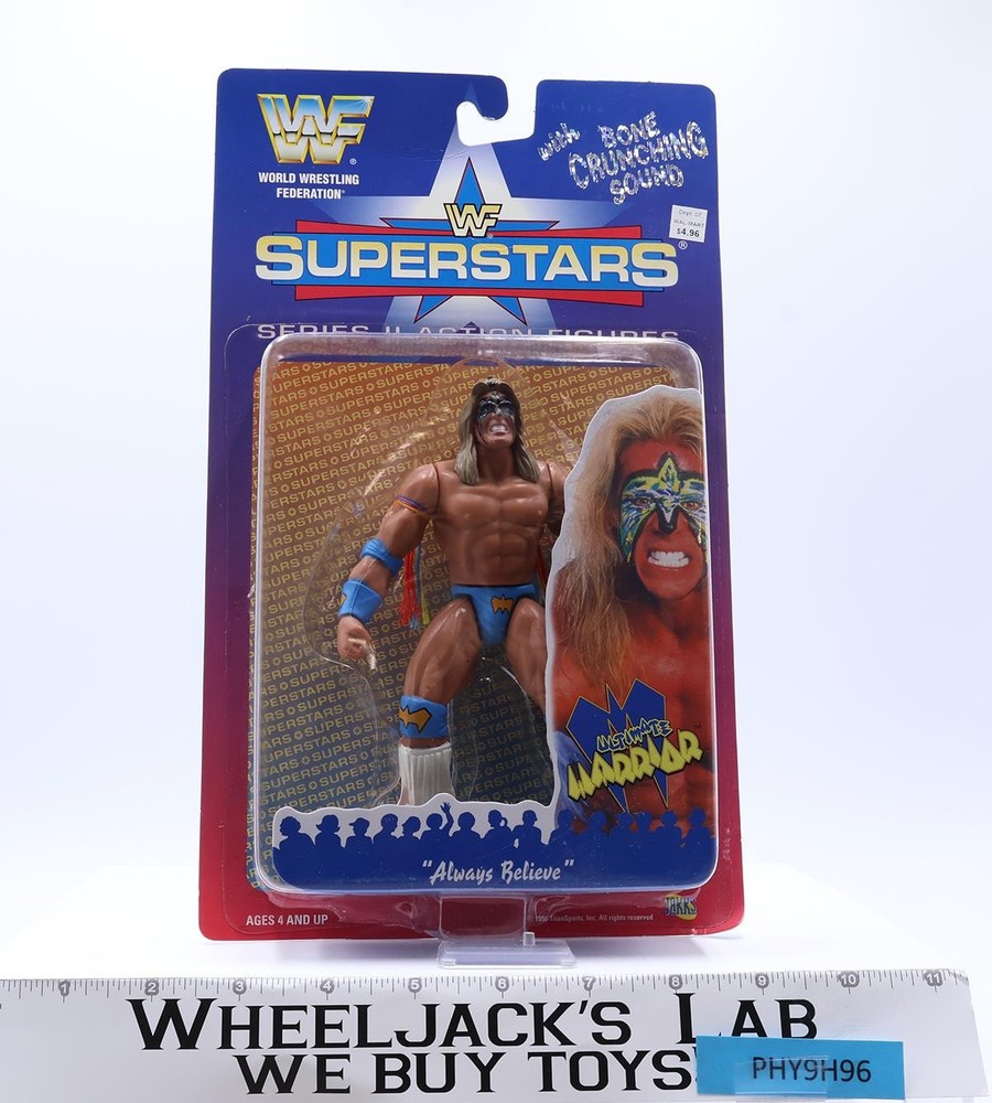 Ultimate Warrior WWF Wrestling Superstars 1996 Jakks Pacific Figure NEW SEALED