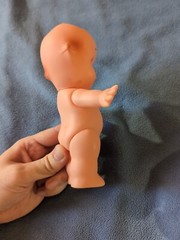Vintage KEWPIE Boy Doll vinyl 7″ tall- Made in Korea