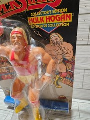 Hulk Hogan Red Shirt Black Card WWF LJN Super Rare Cracked Bubble