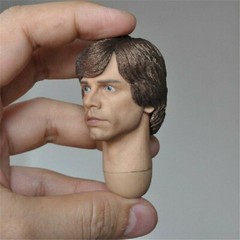 1:6 Luke Skywalker Mark Hamill Head Sculpt For 12inch Male HT doll Figure Body
