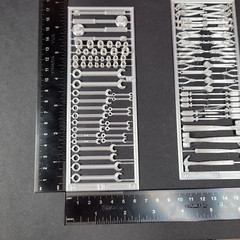 Tool Set 1/10 Scale Model Prop Kit Shop Garage Diorama Dollhouse Accessory