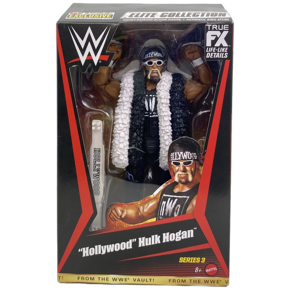WWE Elite Collection Hollywood Hulk Hogan Action Figure Ringside Exclusive New