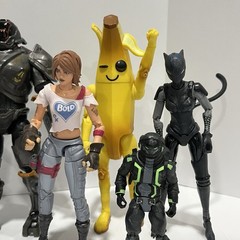 Lot Of 7 Fortnite Epic Games Action Figures Toys Banana Battle Royale Video Game