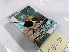 One Piece Anime Heroes Roronoa Zoro Three Sword Style Figure Bandai Namco New