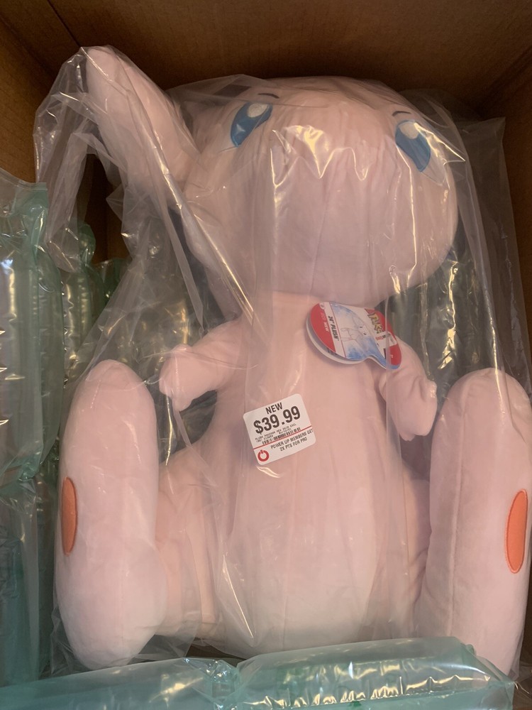 Official Pokemon Mew Plush 24in GameStop Exclusive New With Tags Ultra Rare MIB