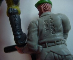 Vintage Figure 1986 GUTS Ground Troops Green Beret 1988 JUDO Men of Medal