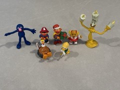 Vintage Mixed Character PVC Figure Lot Sesame Street Disney Duck & More 7 Pc
