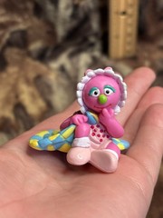 VTG RDYF Readers Digest Sesame Street Baby Natasha & Blanket 1.5″ PVC Figure