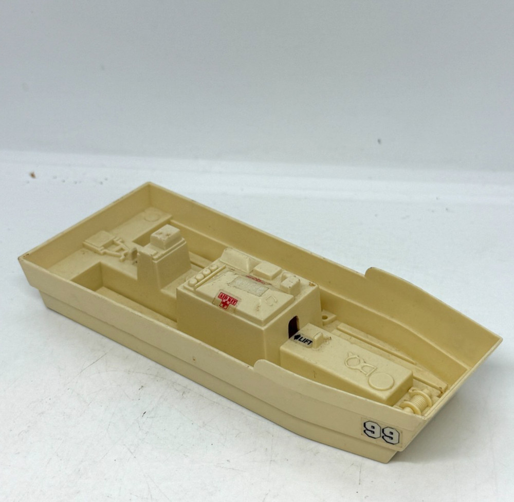 💥RARE GI Joe 1985 USS FLAGG Aircraft Carrier Admiral Launch Boat💥