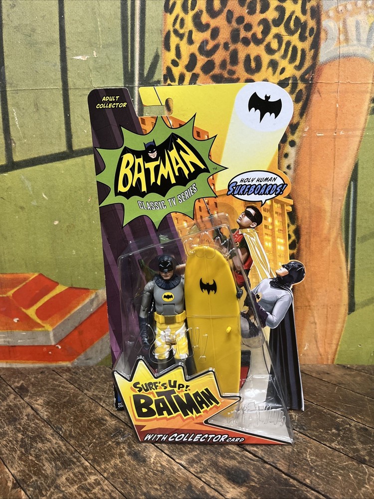 BATMAN 1966 CLASSIC TV SERIES SURFS UP BATMAN FIGURE MOVIE RETRO DC COMICS NECA