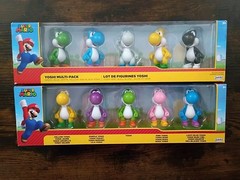 15-PK BLUE BABY YOSHI 2.5″ Super Mario Nintendo Jakks Orange Red Pink Black Purp