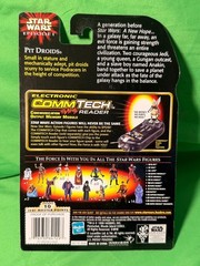 1999 Star Wars Episode 1 Pit Droids 2-Pack Action Figure Hasbro CommTech w Case