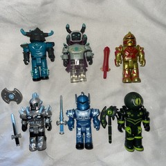 R0BL0X Toys Lot Of 6 Legends Collection Figures And Weapons Only No Code