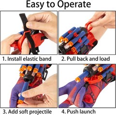 Ultimate Spider Web Shooter Gloves Set – Perfect for Kids’ Superhero Fun