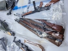 Huge 1/6 Scale Military Weapons Gear Lot Demon, Twizted, Ultimate Solder & More