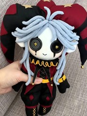 The Freak Circus Pierrothe Harlequin Clothes Dress Up 25CM Plushies Figures