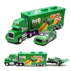 Disney Pixar Cars Mack Truck & Lightning McQueen Diecast Metal 2-Pack Toy Set