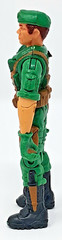 Lanard 2003 The Corps! Rick 4″ Articulated Figure Commando Force Ranger green