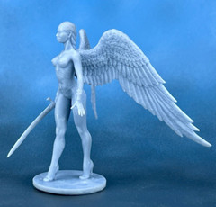 Action Figure black angel 40mm Resin Figure. Tabletop Miniature