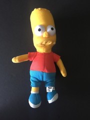 The Simpsons 10″ Plush Bart 20th Century Fox 2005 Nanco Stuffed Toy