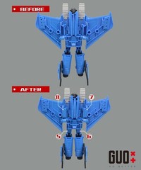 IN STOCK GO Better 3D DIY Filler Upgrade Kit For SS86 Thundercracker Accessories