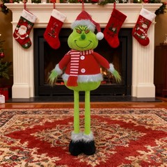 The Grinch Christmas Decoration with Extendable Legs NEW Extending Grinch US